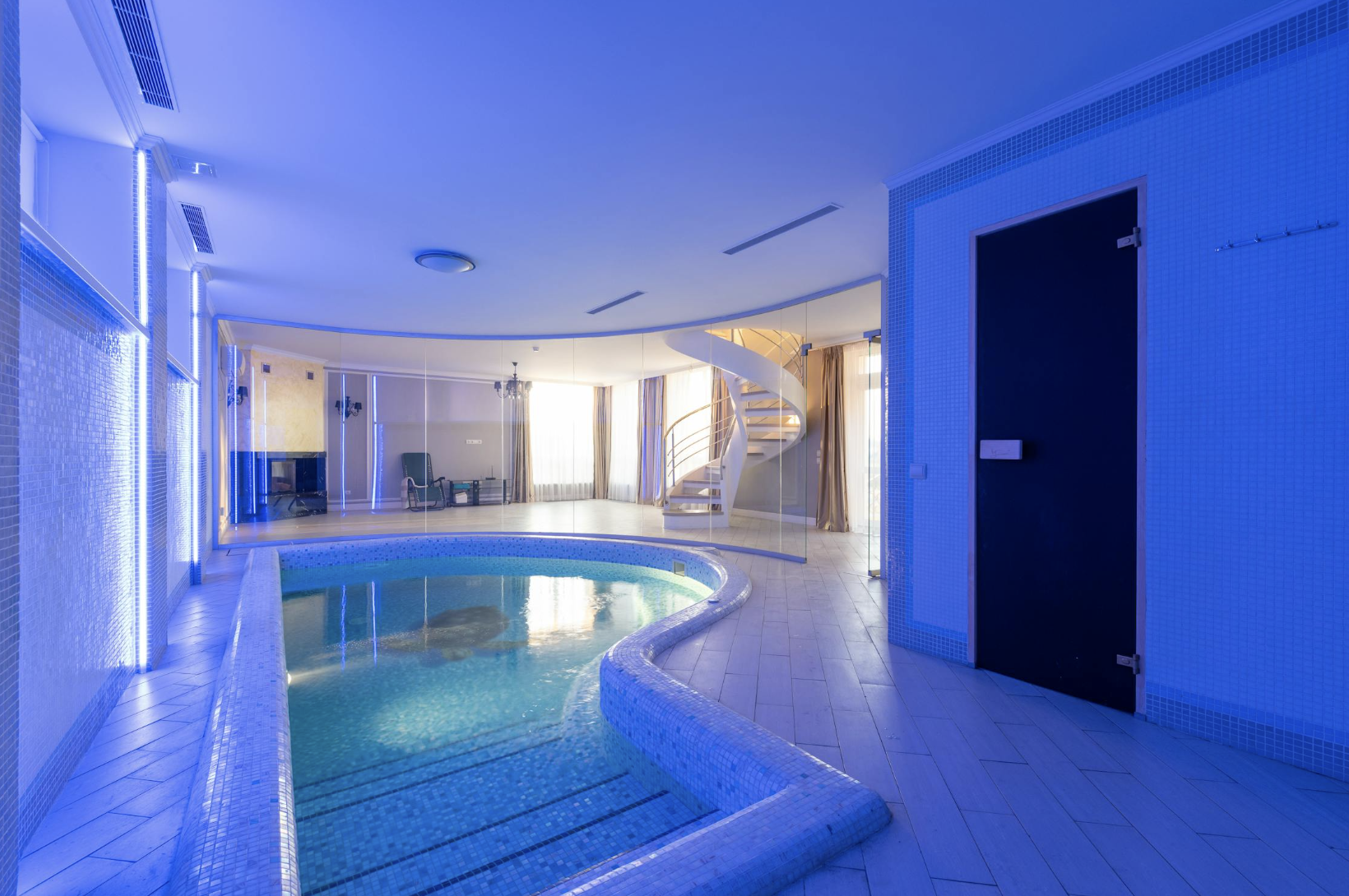 L’Îlot Bleu Piscine intérieure privatisée